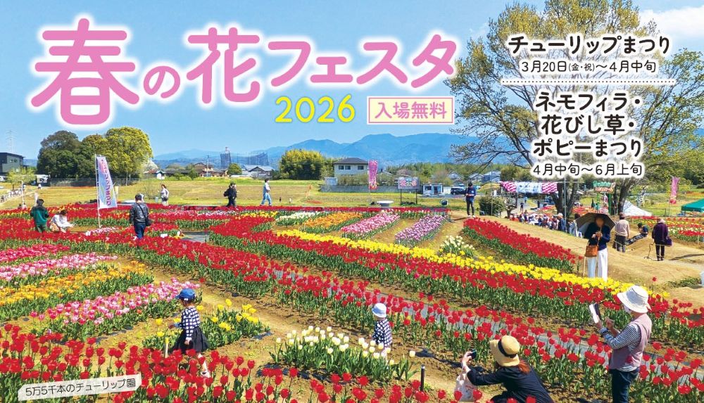 2026 春の花フェスタ【DIGサポーターからのオススメ情報】